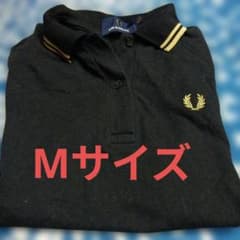 Fred Perry ブラックポロシャツ UK 10 - メルカリ