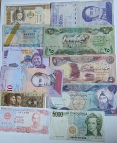 外国旧紙幣 古札 古銭 旧硬貨 海外お金 旧紙幣11枚セット④ - メルカリ