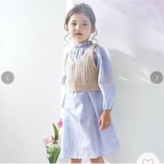 【専用】アプレレクール　ワンピース（新品未使用）ビスチェ付のサムネイル