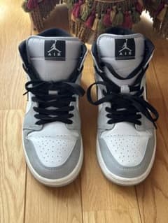 NIKE AIR JORDAN スニーカー グレー ホワイト メンズのサムネイル