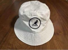 KANGOL 버킷 모자 화이트