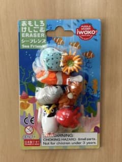 イワコー おもしろ消しゴム シーフレンズのサムネイル
