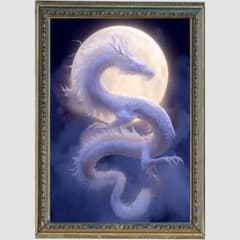 P2334白龍 開運風水絵画風・ヒーリングアート - メルカリ