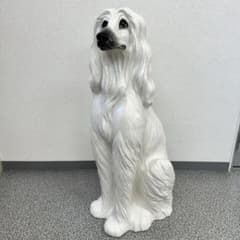 アフガンハウンド　置物　陶磁器製 アフガンハウンド 置物 陶磁器製