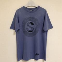 80s 前期 STUSSY USA製 黒タグ BIG S クラシック TEE