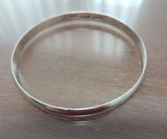 925シルバー バングル 　メキシコ