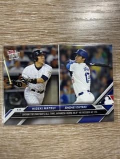 Topps Now 大谷翔平 松井秀喜 175号 本塁打記録達成 - メルカリ
