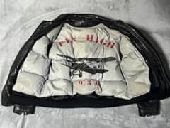 超希少 ハロルズギア A2タイプ ライダース 牛革 ダウンライナー付き M 