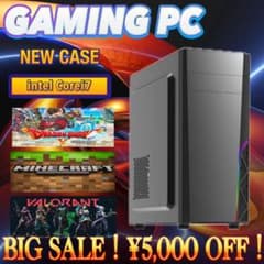 【売り尽くし特大セール！】Core i7&新品ケース ゲーミングPC！A12 売り尽くし特大セール！】Core i7&新品ケース ゲーミングPC！A12