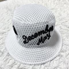 Decembermay キャップ メッシュ バケットハット ホワイト ゴルフ Decembermay キャップ メッシュ バケットハット ホワイト ゴルフ