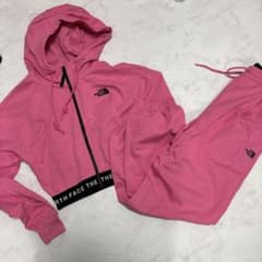 THE NORTH FACE ピンク フーディセットアップ Sサイズのサムネイル