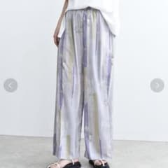 jena espace merveilleux ストライプオイルペイントパンツのサムネイル