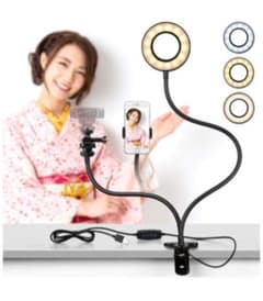 ✨新品未使用送料無料！インターネット配信の必需品！LEDリングライトのサムネイル