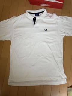 FRED PERRY ホワイト ポロシャツ半袖Lのサムネイル