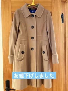 BLUE LABEL CRESTBRIDGE ウールコート 38 キャメル - メルカリ