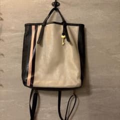 FOSSIL レザー 2way リュック トートバッグのサムネイル