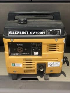ガソリンエンジン発電機　スズキ　SV700H キャブ交換必要のサムネイル