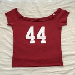 Brandy Melville John Galt Tシャツ 赤 海外ガール