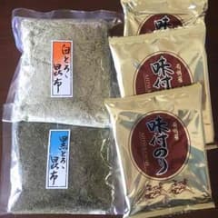 とろろ昆布と味付け海苔パックのサムネイル
