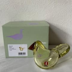 オイバ・トイッカ ガラスの鳥 シエッポ Sieppo レモン コッパー - メルカリ