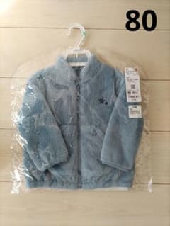 【美品】UNIQLO　ユニクロベビー　ファーリーフリースフルジップジャケット - 4