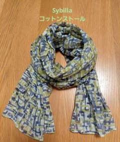 Sybilla コットンストール 幾何学模様のサムネイル