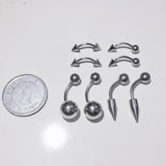 ［新品 未使用］16G ボディピアス 8個セットのサムネイル
