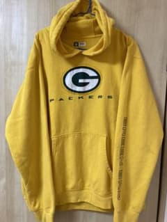 NFL グリーンベイパッカーズ　刺繍ロゴ　パーカー　ビッグサイズ　ゆるだぼ古着.のサムネイル