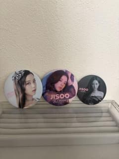 BLACKPINK JISOO 缶バッジ 3種セットのサムネイル