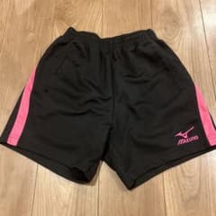 Mizuno バレーボールパンツ 黒/ピンク　Ｌサイズのサムネイル