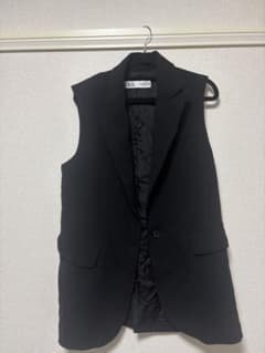 ZARA★ 美品！ベストジレ ブラックxsのサムネイル