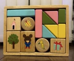 くまのがっこう 木製積み木セットのサムネイル