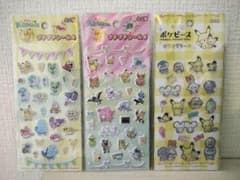 ポケモンシール☘️プチプチシール ぷくぷくシール3枚セット 新品・未使用のサムネイル