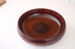木製菓子器　山中漆器のサムネイル