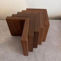 無印良品 壁に付けられる家具 棚 ウォルナット11cm 5個セット - メルカリ