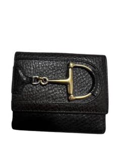 ☆GUCCI★三つ折り財布☆レディース★ブラック☆のサムネイル