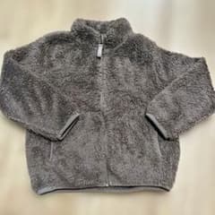 キッズ フリースジャケット 110cmブラウンのサムネイル