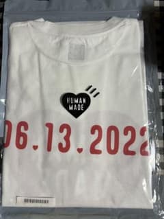 【HUMAN MADE】DAILYS/S ハート柄Tシャツ#22.6.13のサムネイル