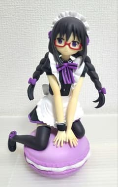 마법 소녀 마도카 ☆ 마기카 아카미 호무라 블루 베리 마카롱 피규어 마도 마기