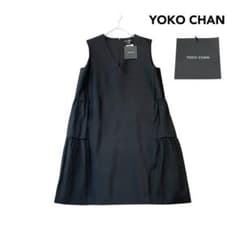 新品タグ付✨ヨーコチャン バックティアードドレス フォーマル シルク 