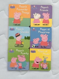 Peppa Pig 絵本 6冊セット ボードブック 英語 - メルカリ
