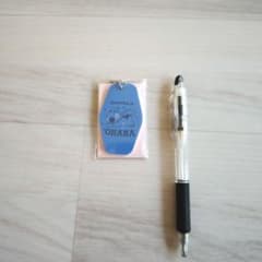 スティッチ　ホテルタグ風キーホルダー