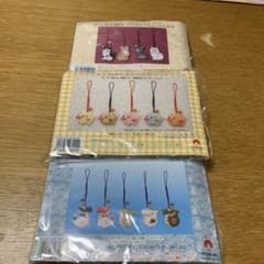 さくらほりきり　ちりめん根付　セット（ねこさん　ぶたさん　竜）のサムネイル