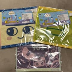 [신품 미개봉] 다마고치 1 번 복권 E상 핸드 타월 3장 세트