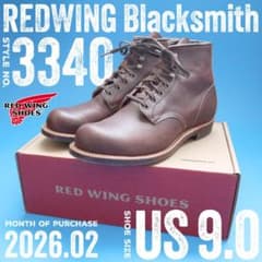 【専用】レッドウィング REDWING ブラックスミス 3340 US 9.0のサムネイル
