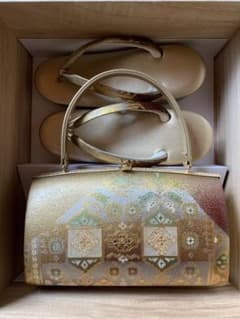草履バックセット(正絹)のサムネイル