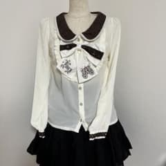 00s 希少 LIZLISA姫ギャル フェアリーグランジ ビックリボン ブラウス