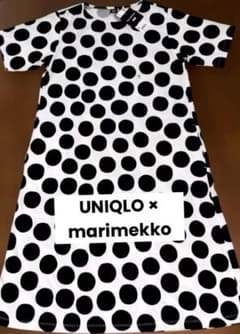 【新品・未使用】 UNIQLO × marimekko グラフィックワンピースMのサムネイル