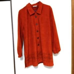 【15号】ゆったりサイズ　レンガ色　アウター、トップスのサムネイル