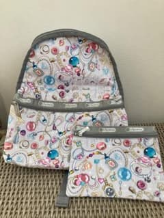 LeSportsac ビジューラブ ハワイ限定柄 ポーチ付き - メルカリ